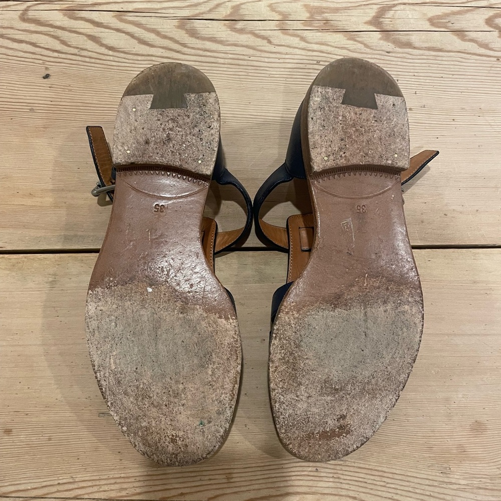 Church’s Navy Leather Fisherman Sandal - Picture 3 of 5